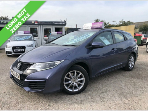 Honda Civic  1.6 I-DTEC S TOURER 5d 118 BHP FULL HISTORY £