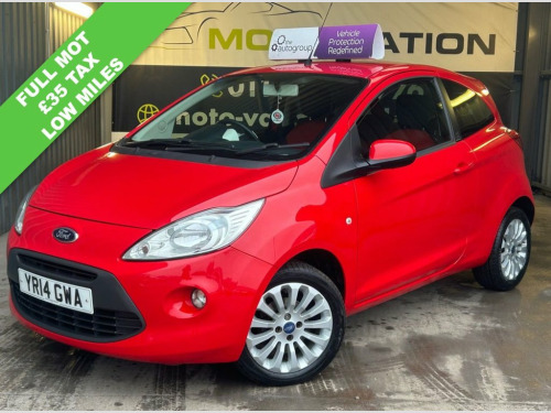 Ford Ka  1.2 Zetec Hatchback 3dr Petrol Manual Euro 6 (s/s)