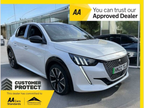 Peugeot 208  50kWh GT Premium Hatchback 5dr Electric Auto (7kW Charger) (136 ps)