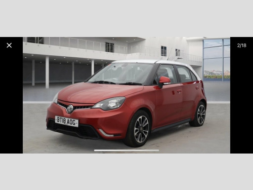 MG MG3  1.5 VTi-TECH 3Style+ Hatchback 5dr Petrol Manual E