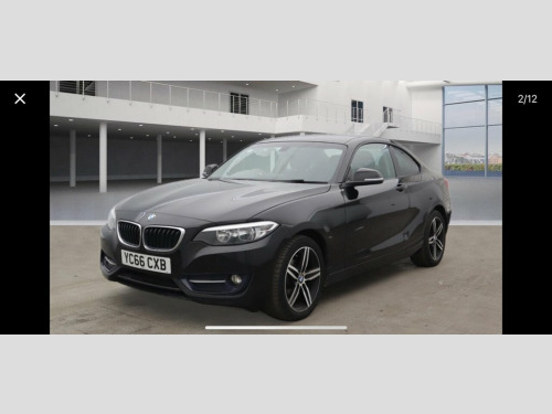 BMW 2 Series  2.0 218d Sport Coupe 2dr Diesel Manual Euro 6 (s/s