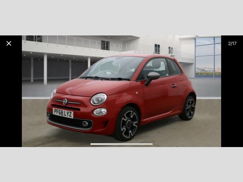 Fiat 500  1.2 S Hatchback 3dr Petrol Manual Euro 6 (s/s) (69