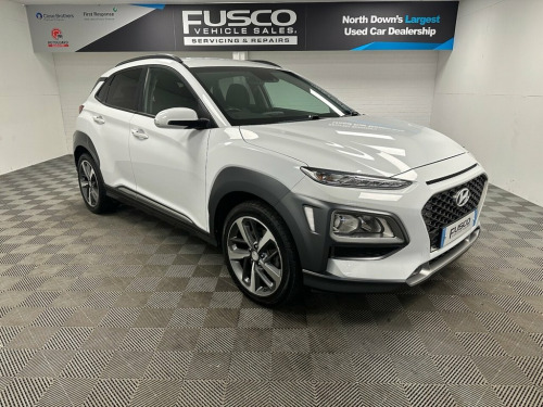 Hyundai Kona  1.0 PREMIUM 5d 118 BHP Full Service History, Sat N