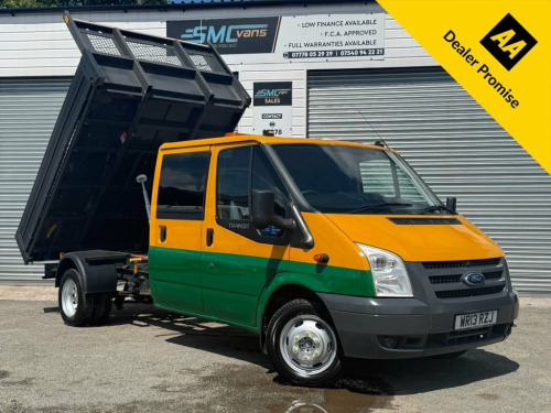 Ford Transit  2.2 TDCi 350 Crew Cab Tipper 4dr Diesel Manual RWD