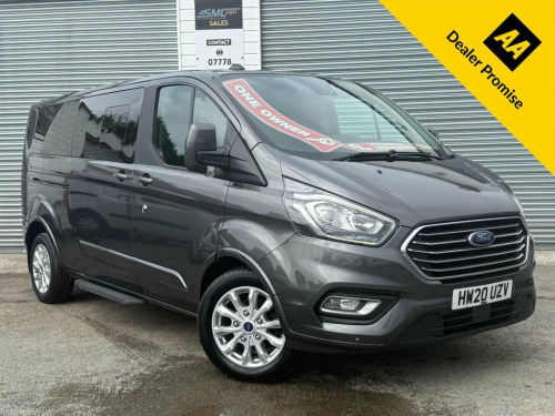 Ford Tourneo Custom  2.0 320 EcoBlue Titanium Minibus Double Cab 5dr Di
