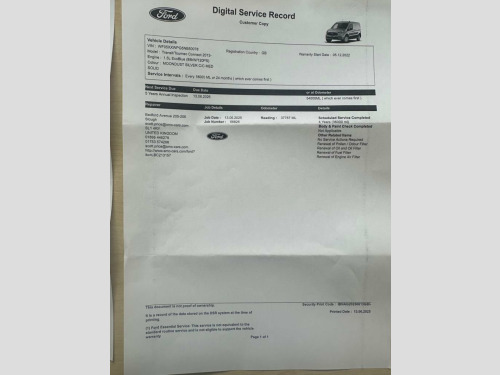 Ford Transit Connect  1.5 240 EcoBlue Trend Crew Van Double Cab 6dr Dies