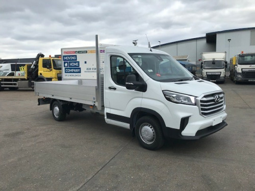 Maxus DELIVER 9  Chassis L3 Dropside 163 HP White