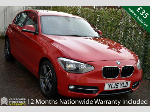 BMW 1 Series 116 116d SPORT 5 DOOR 8-SPEED AUTO 114 BHP Servotronic