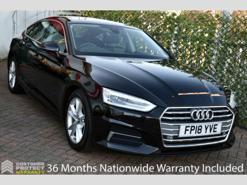 Audi A5  2.0TFSi SPORT SPORTBACK 5 DOOR 6-SPEED 187 BHP (EU