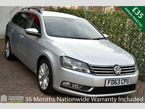 Volkswagen Passat  2.0TDi HIGHLINE 5 DOOR ESTATE 6-SPEED 138 BHP Sat 