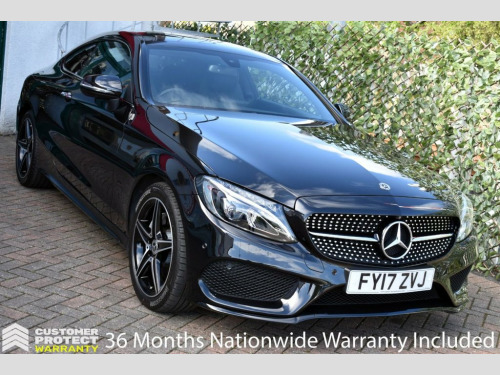 Mercedes-Benz C-Class C200 C200 AMG LINE PREMIUM COUPE 9G-TRONIC AUTO 181 BHP