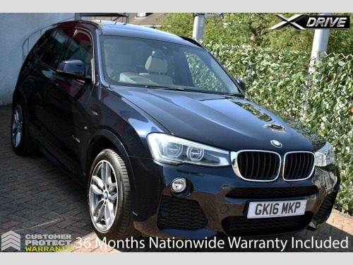 BMW X3  20d M-SPORT X-DRIVE 5 DOOR 8-SPEED AUTO 187 BHP (E