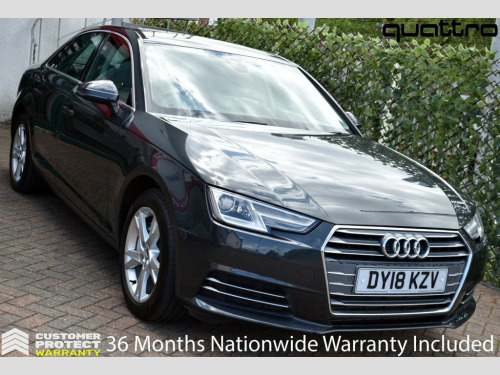 Audi A4  3.0TDi V6 SPORT QUATTRO SALOON S-TRONIC AUTO 215 B