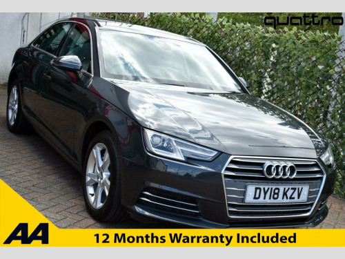 Audi A4  3.0TDi V6 SPORT QUATTRO SALOON S-TRONIC AUTO 215 B