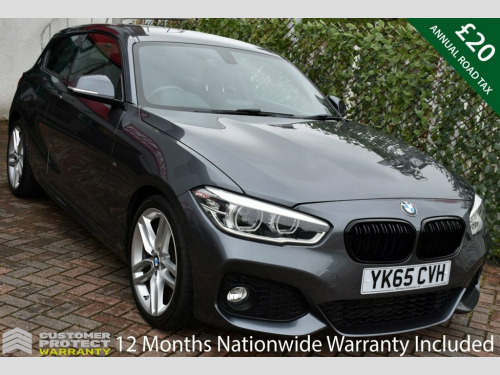 BMW 1 Series 116 116d M-SPORT 3 DOOR 6 SPEED 114 BHP (EURO 6) Sat N