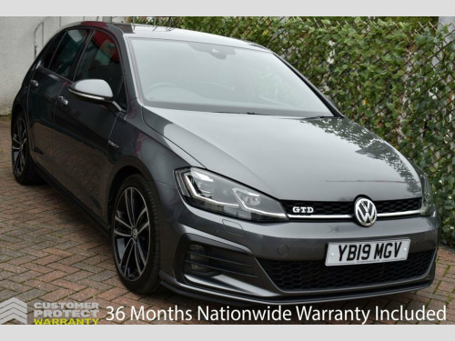 Volkswagen Golf  2.0TDi GTD 5 DOOR DSG AUTO 181 BHP (EURO 6) Naviga