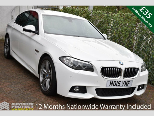 BMW 5 Series 520 520d M-SPORT (PLUS PACK) SALOON 8-SPEED AUTO 190 B