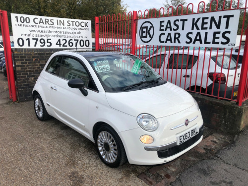 Fiat 500  1.2 Lounge Hatchback 3dr Petrol Manual Euro 4 (69 bhp)