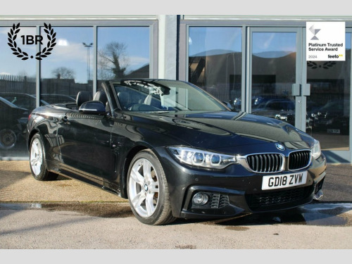 BMW 4 Series  2.0 420i M Sport Convertible 2dr Petrol Auto Euro 