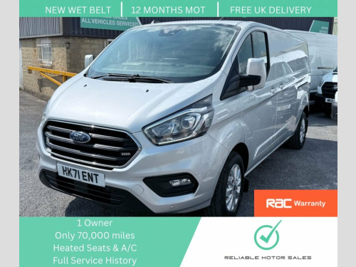 Ford Transit Custom  2.0 300 EcoBlue Limited Panel Van 5dr Diesel Manua 