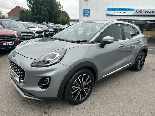 Ford Puma  Titanium 5 Door 1.0L EcoBoost 125PS mHEV, approx only 20500 miles!!! DUE IN