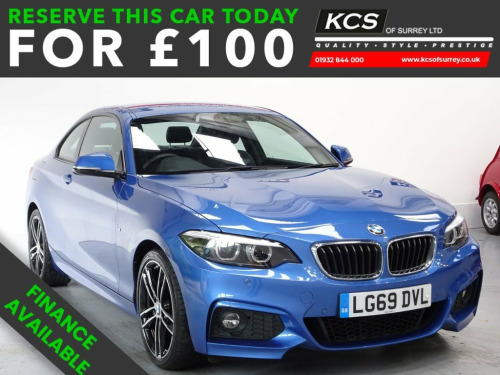 BMW 2 Series  2.0 220I M SPORT 2d 181 BHP