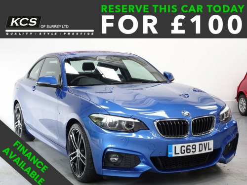 BMW 2 Series  2.0 220I M SPORT 2d 181 BHP