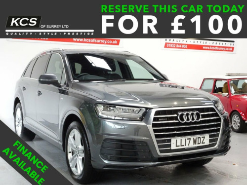 Audi Q7  3.0 TDI V6 S line SUV 5dr Diesel Tiptronic quattro