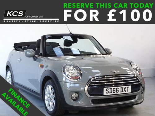 MINI Convertible  1.5 Cooper Convertible 2dr Petrol Manual Euro 6 (s