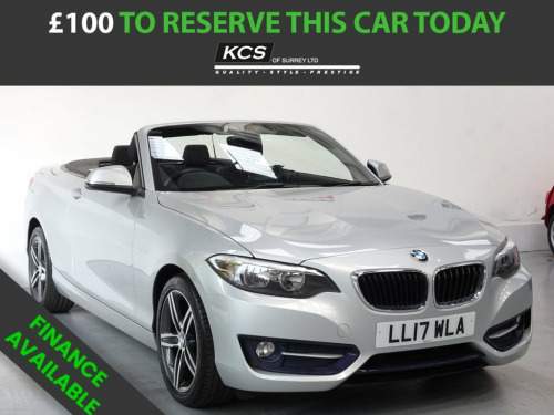 BMW 2 Series  2.0 220i Sport Convertible 2dr Petrol Manual Euro 