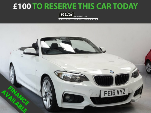 BMW 2 Series  2.0 220i M Sport Convertible 2dr Petrol Manual Eur