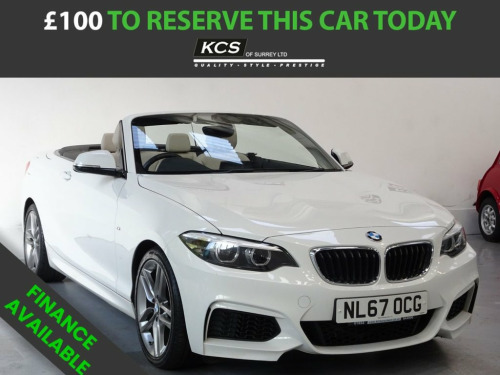BMW 2 Series  1.5 218i M Sport Convertible 2dr Petrol Auto Euro 