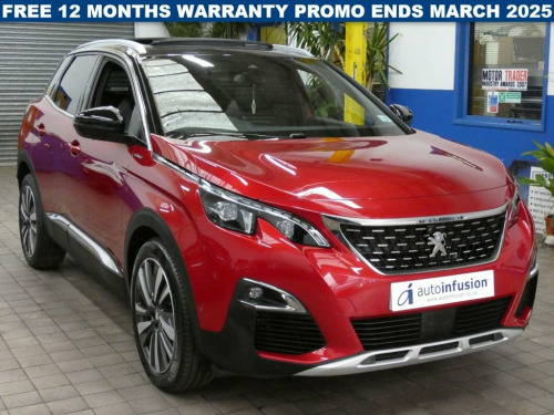 Peugeot 3008 Crossover  1.2 PureTech GT Line Premium SUV 5dr Petrol Manual