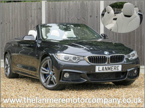 BMW 4 Series 420 420d M Sport Cabriolet Automatic * INDIVIDUAL NAPPA LEATHER + PRO NAV + HAR