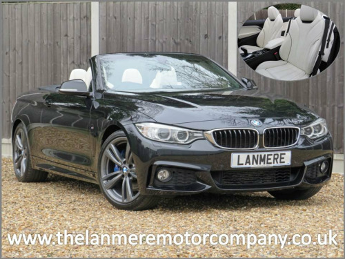 BMW 4 Series 420 420d M Sport Convertible Automatic * INDIVIDUAL NAPPA LEATHER + PRO NAV + H