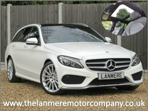 Mercedes-Benz C-Class C250 C250d AMG Line Premium Plus Estate 7G Automatic * PAN ROOF + COMAND + BIG S