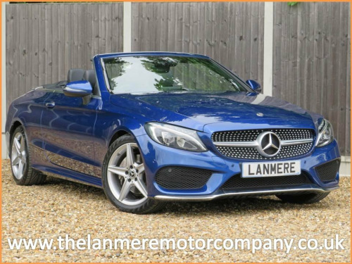 Mercedes-Benz C-Class C220 C220d AMG Line Convertible 9G Auto * AIR SCARF + HEATED MEMORY SEATS + KEYL 