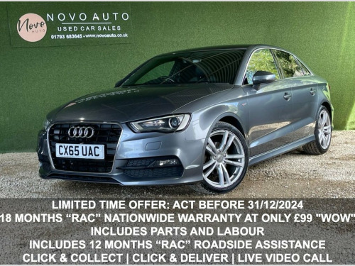 Audi A3  2.0 TDI S LINE 4d 148 BHP