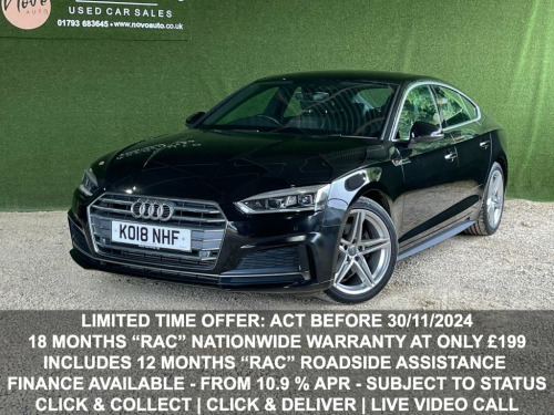 Audi A5  2.0 SPORTBACK TFSI S LINE MHEV 5d 188 BHP