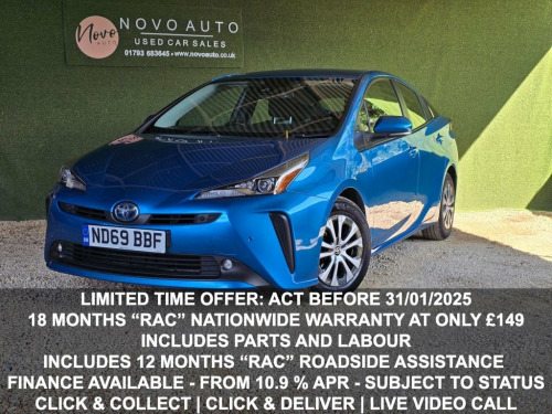 Toyota Prius  1.8 VVT-I BUSINESS EDITION PLUS 5d 121 BHP