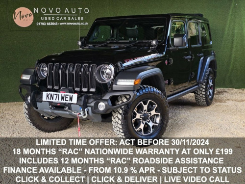 Jeep Wrangler  2.0 RUBICON UNLIMITED 4d 269 BHP