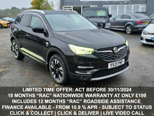 Vauxhall Grandland X  1.2 Turbo Griffin Edition SUV 5dr Petrol Auto Euro