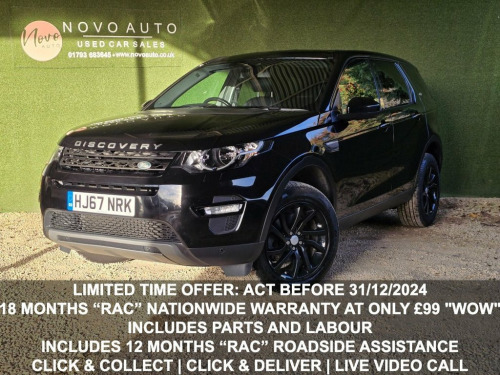 Land Rover Discovery Sport  2.0 TD4 SE Tech SUV 5dr Diesel Auto 4WD Euro 6 (s/