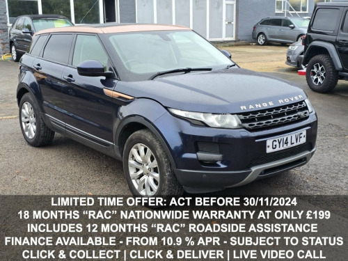 Land Rover Range Rover Evoque  2.2 SD4 Pure Tech SUV 5dr Diesel Manual 4WD Euro 5