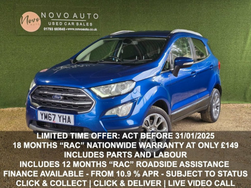 Ford EcoSport  1.0T EcoBoost Titanium SUV 5dr Petrol Manual Euro 