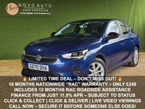 Vauxhall Corsa  1.2 SE Hatchback 5dr Petrol Manual Euro 6 (75 ps)