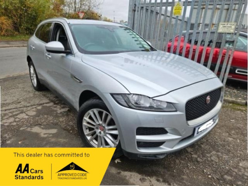 Jaguar F-PACE  2.0 DIESEL PRESTIGE AWD 4X4 AUTOMATIC SUV FSH NEW TIMING CHAIN SAT NAV BLUE 
