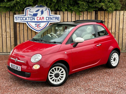 Fiat 500C  1.2 COLOUR THERAPY 3d 69 BHP CONVERTIBLE, RED UPHO