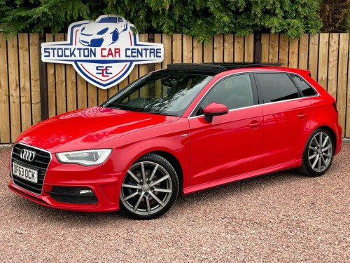 Audi A3  2.0 TDI S LINE 5d 148 BHP OPENING PAN ROOF, HEATED