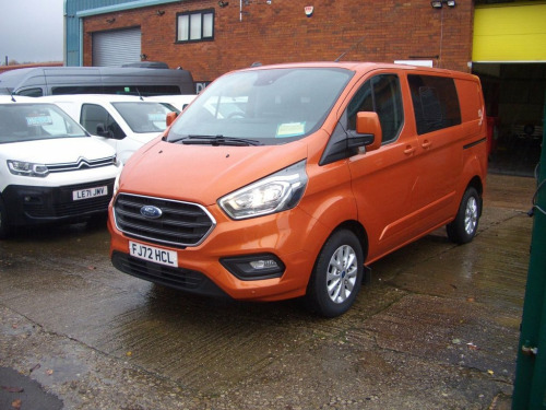 Ford Transit Custom  2.0 300 EcoBlue Limited Crew Van Double Cab 5dr Di 